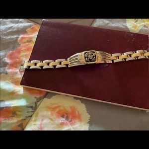 Men’s Bracelet / NAVY Emblem / by Bradford exchange / NEW with box